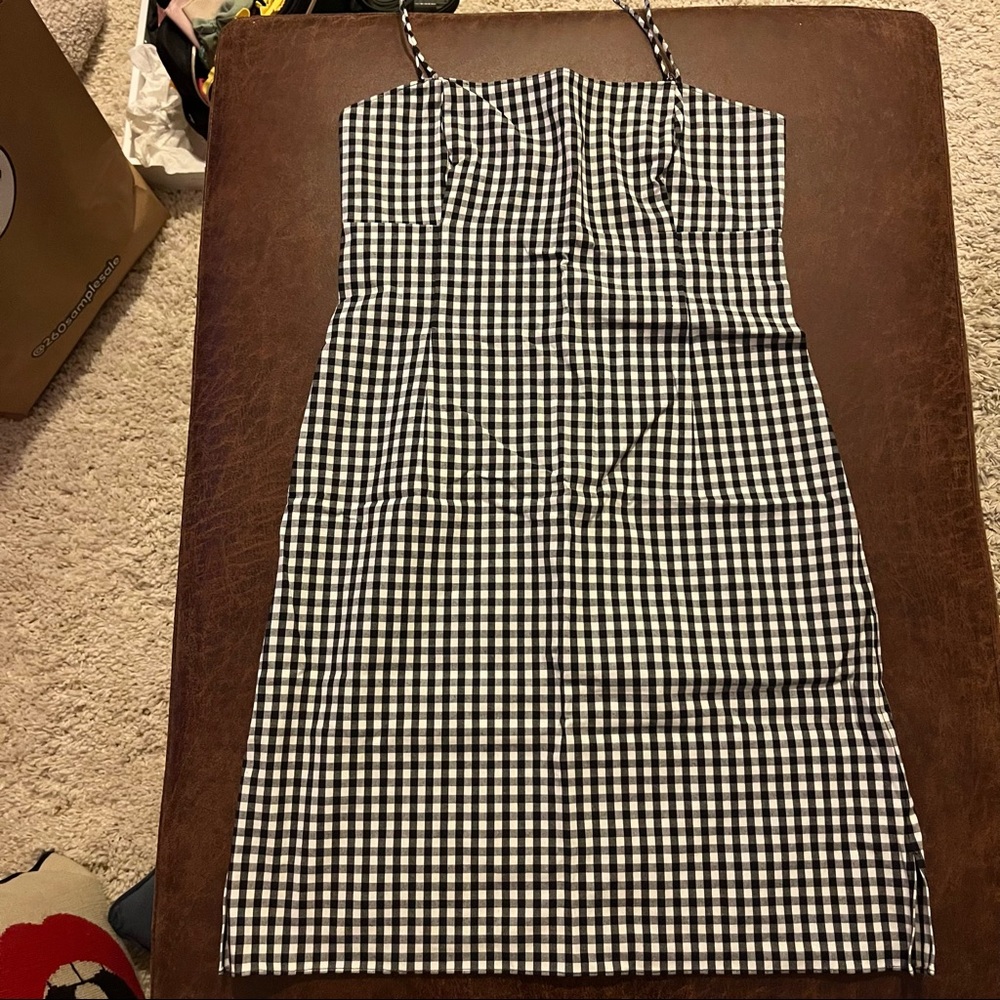 Rag & Bone gingham mini dress size 4